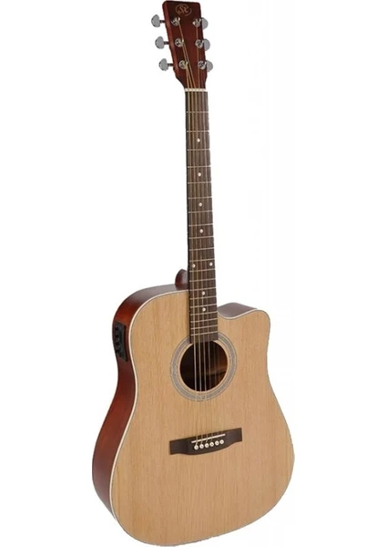 SD204CE Cutaway Elektro Akustik Gitar (Natural)