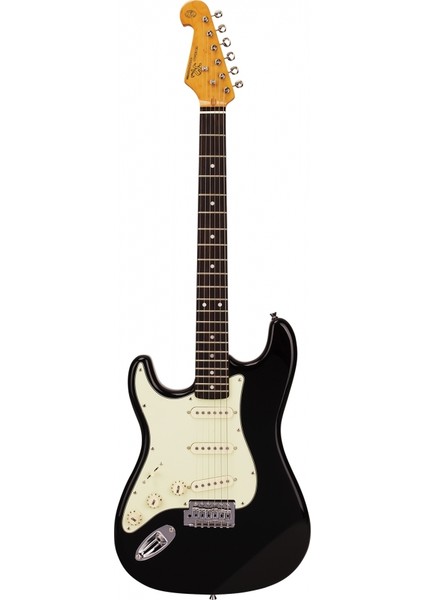 SST62 BK Stratocaster Solak Elektro Gitar