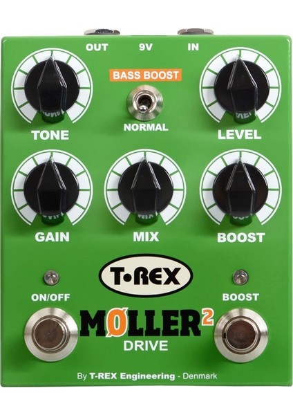 Moller Overdrive Clean Boost Pedalı