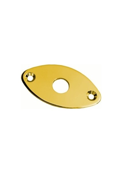 Dr Parts JP1/GD Oval Metal Jack Plate (Gold)