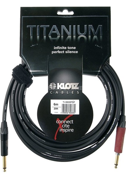 Titanium Supreme 3m Neutrik Altın Silent Uçlu Enstrüman Kablosu