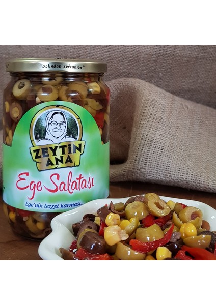 Zeytin Ana Ege Salatası 450gr Cam