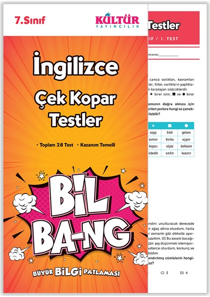 Bil-Bang 7. Sınıf İngilizce Çalışma Testi