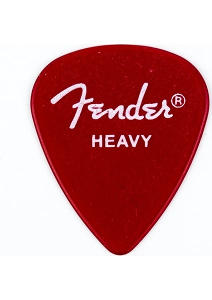 California Clear Picks Candy Apple Red - Heavy - 1 Adet Gitar Penası