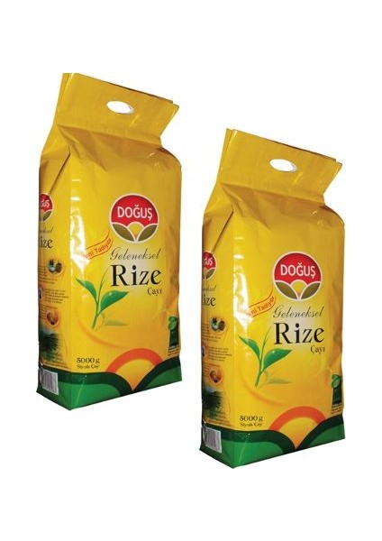 Rize Sarı Çay 2'Lı Eko Set 2 X 5000 gr