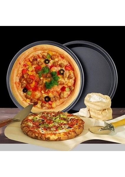 Alüminyum Pizza Tava 34 Cm - Zafer Endüstriyel Mutfak