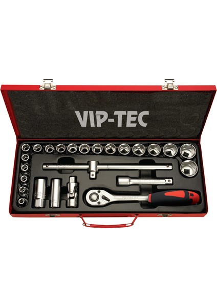 Vip-Tec 1/2'' Lokma Takımı 25 Parça Vt114121