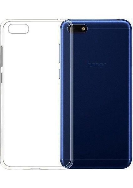 Huawei Y5 2018 Kılıf 0.2 mm Silikon İnce Kapak Şeffaf