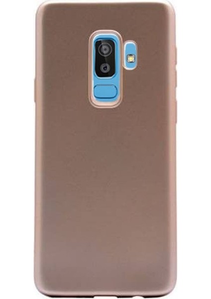 Samsung Galaxy J8 Kılıf Premier Silikon Lüx Yumuşak Silikon Gold