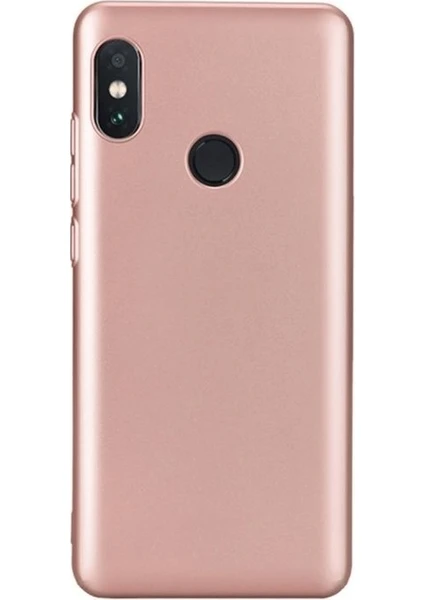 Xiaomi Mi 8 Kılıf Premier Silikon İpeksi Dokunuş + Nano Glass Bronz