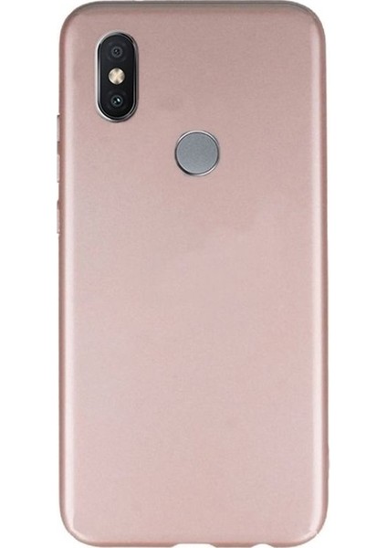 Xiaomi Mi A2 Kılıf Premier lüx Mat Esnek Silikon Bronz