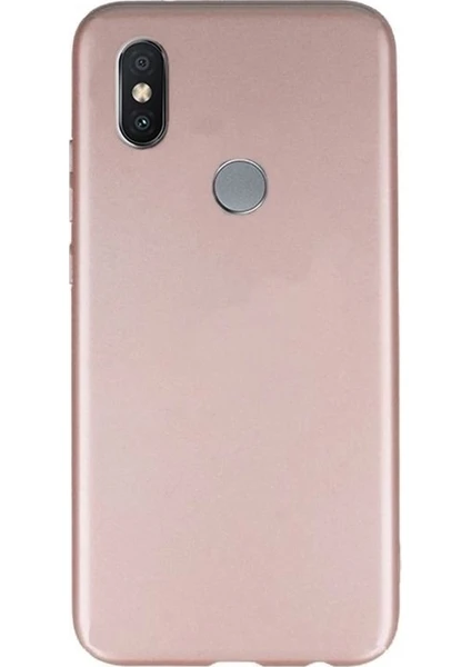 Xiaomi Mi A2 Kılıf Premier lüx Mat Esnek Silikon Bronz