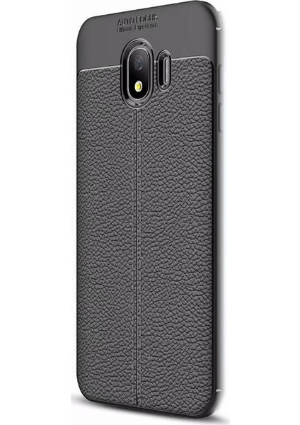 Samsung Galaxy J4 Kılıf Niss Silikon + Nano Glass Ekran Siyah