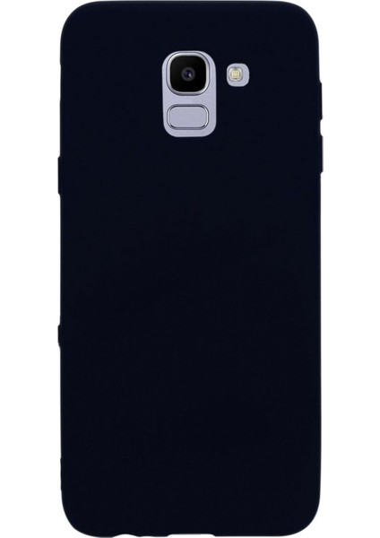 Samsung Galaxy J6 Kılıf Premier Esnek Silikon + Nano Glass Siyah