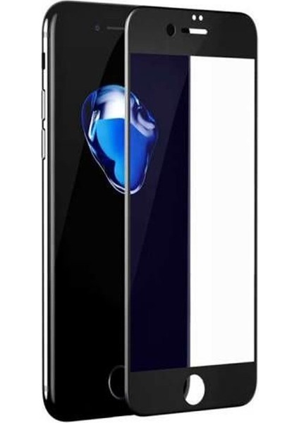 Apple iPhone 6 Plus Full Kapatan Renkli Cam Siyah