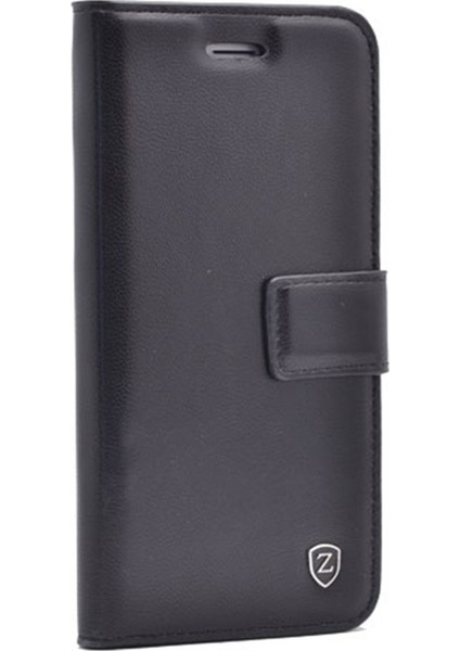 Note 9 Kılıf Delüx Cüzdan Kapaklı Kartvizitli Siyah