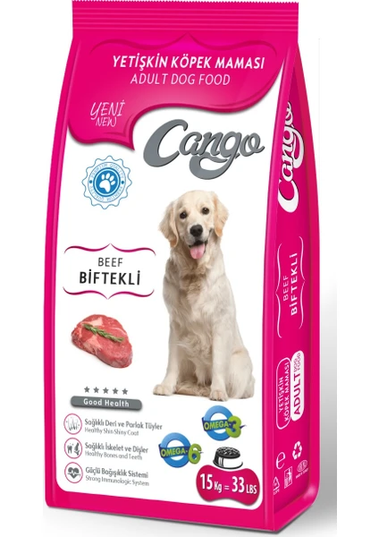 Yetişkin Köpek Maması Biftekli 15 Kg