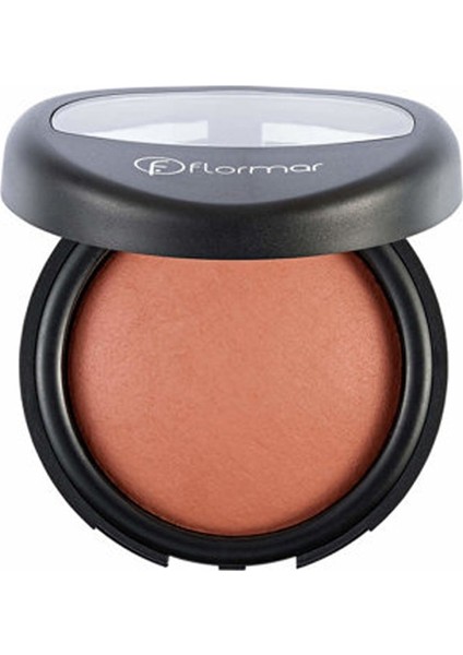 E Vitamini İçeren Yoğun Pigmentli Işıltılı Allık (Bronz Şeftali) - Baked Blush-On - 050 Peachy Bronze - 8690604525706