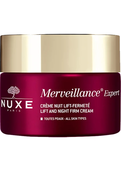 Merveillance Expert Lift And Night Firm Cream - Lifting ve Sıkılaştırıcı Etkili Gece Bakım Kremi 50 ml