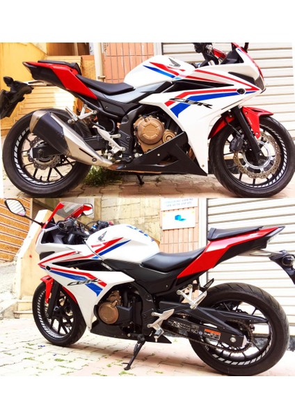 Tam Tur Reflektif Beyaz [Gri] Supersport İç Jant Şeridi Sticker fiyatları
