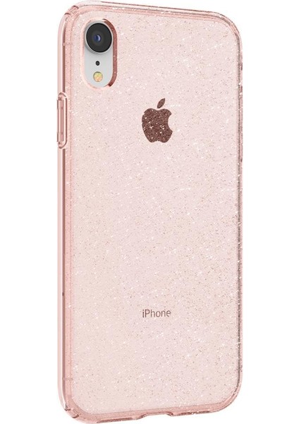 Apple iPhone XR Kılıf Liquid Crystal Glitter Rose Quartz - 064CS24868