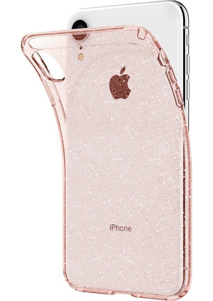 Apple iPhone XR Kılıf Liquid Crystal Glitter Rose Quartz - 064CS24868