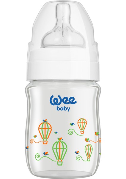 Klasik Plus Geniş Ağızlı Isıya Dayanıklı Cam Biberon 120 ml