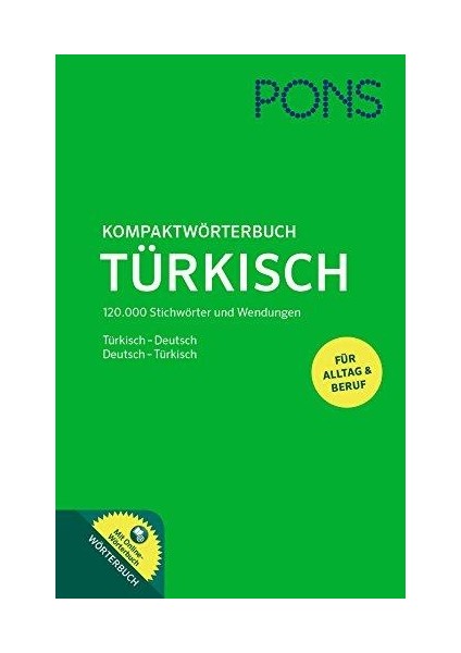 Pons Kompaktwörterbuch Türkısch Pons