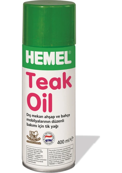 Hemel Teak Oil 400ML Sprey 1.Sınıf Tik Yağı