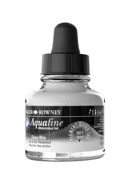 Aquafine - Suluboya Mürekkep 29.5ml - Chinese White