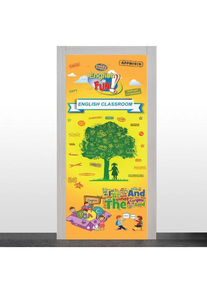 İngilizce Sınıfı Kapı Giydirme-1.1