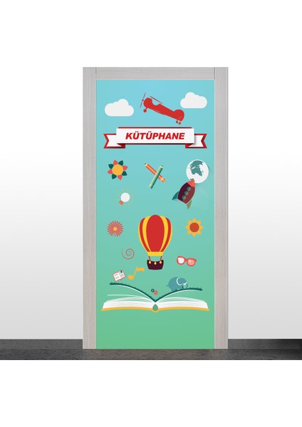 Kütüphane Kapı Giydirme- 5