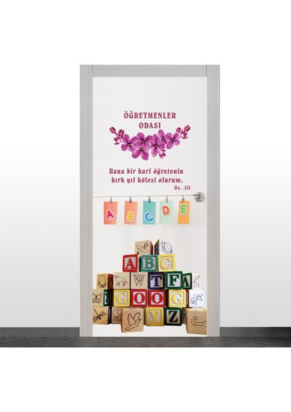 Öğretmenler Odası Kapı Giydirme-3