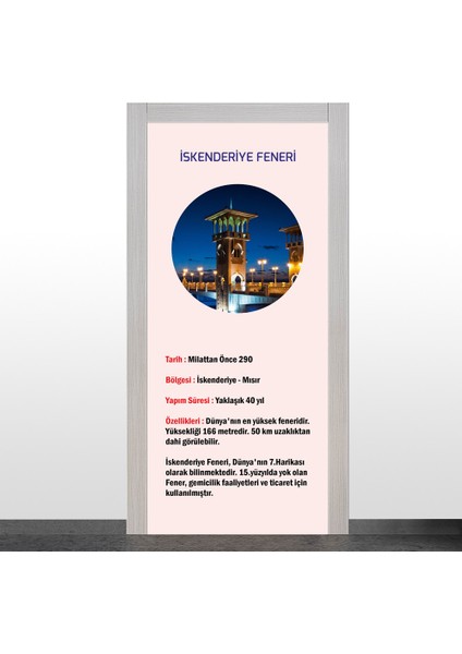 İskenderiye Feneri Kapı Giydirme