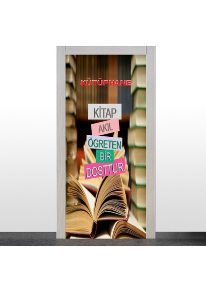 Kütüphane Kapı Giydirme- 6