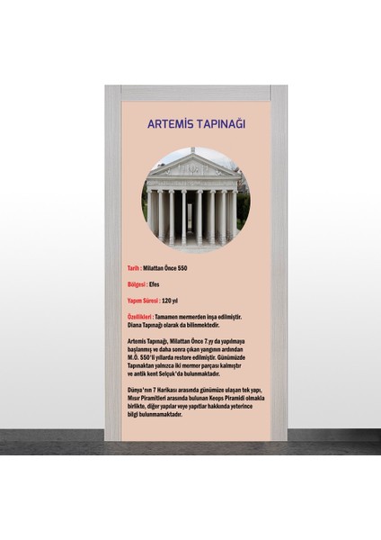 Artemis Tapınağı Kapı Giydirme
