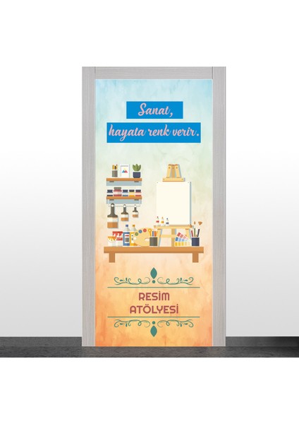 Resim Atölyesi Kapı Giydirme-.3