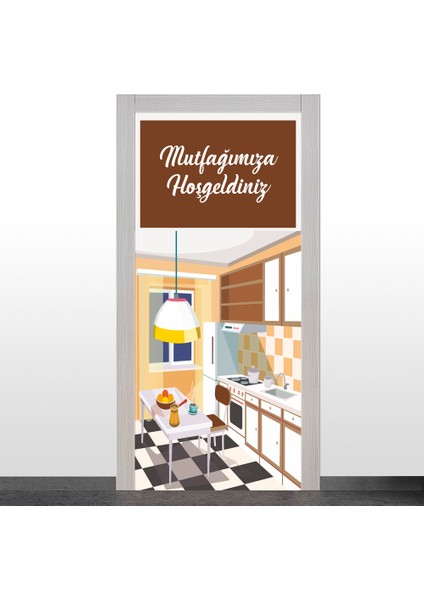 Mutfağımıza Hoşgeldiniz Kapı Giydirme- 2