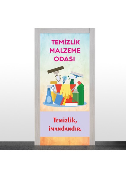 Temizlik Malzeme Odası Kapı Giydirme