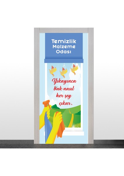 Temizlik Malzeme Odası Kapı Giydirme- 6