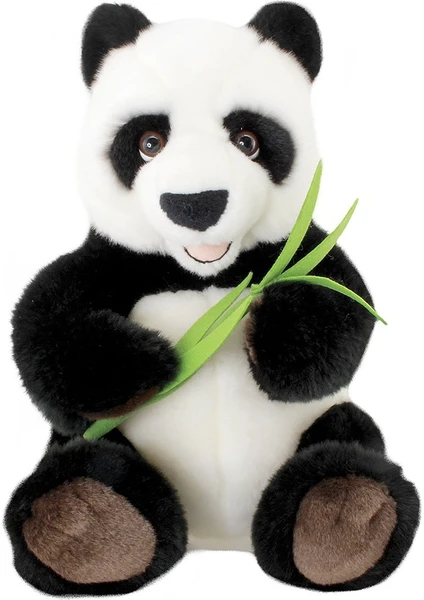 Animals Of The World Oturan Bambulu Panda Peluş Oyuncak 30 cm