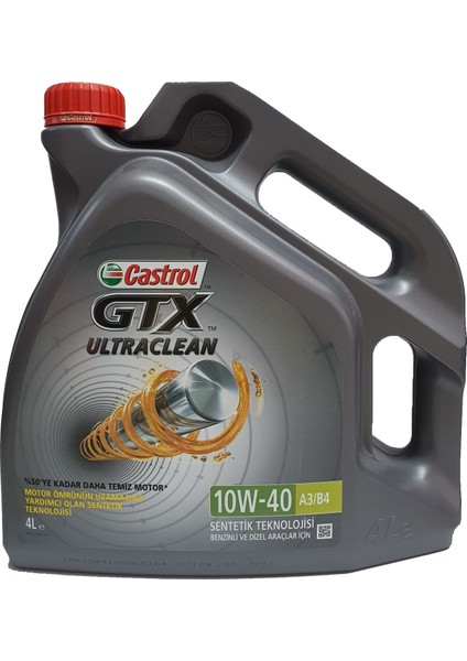 GTX Ultraclean 10W-40 A3/B4 4 Litre Motor Yağı (Üretim Yılı: 2024)