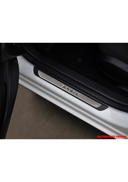 Volkswagen Jetta 5 Krom Kapı Eşik Koruması Sport Line 2005-2010 4 Parça