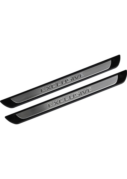 S-Dizayn Volkswagen Caddy Maxi Life Krom Kapı Eşik Koruması Exclusive Line 2007-2015 2 Parça