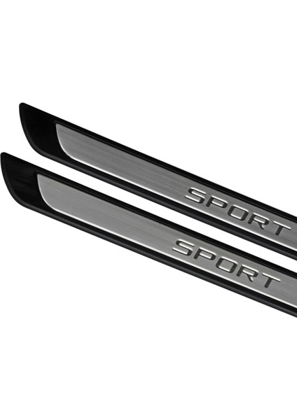 S-Dizayn Opel Astra G Krom Kapı Eşik Koruması Sport Line 2000-2004 2 Parça