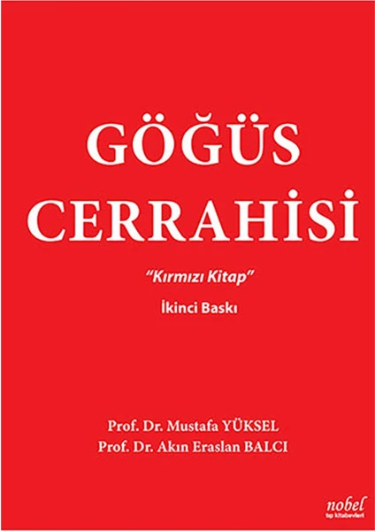 Göğüs Cerrahisi "Kırmızı Kitap"