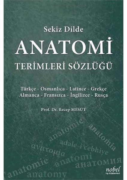 Sekiz Dilde Anatomi Terimleri Sözlüğü