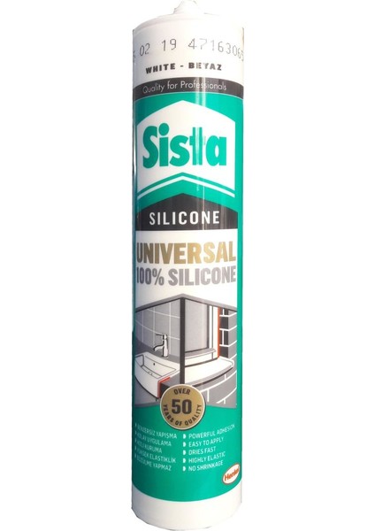 Sista Üniversal Beyaz Silikon 310 Ml