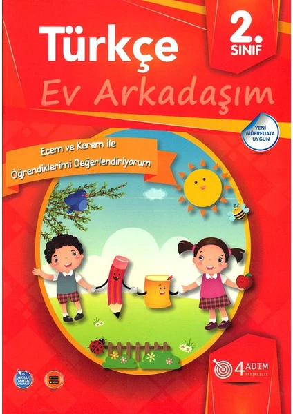 4 Adım Yayınları 4 Adım 2. Sınıf Türkçe Ev Arkadaşım