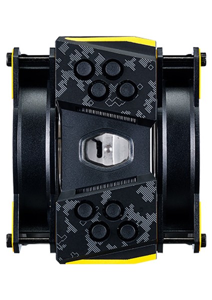 MasterAir MA410M TUF Edition 2x120mm RGB Led Fanlı İşlemci Soğutucusu (İntel&AM4) (MAM-T4PN-AFNPC-R1)